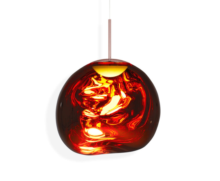 MELT LED 50 PENDANT COPPER ON