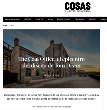 The Coal Office, el epicentro del diseño de Tom Dixon – Revista Cosas
