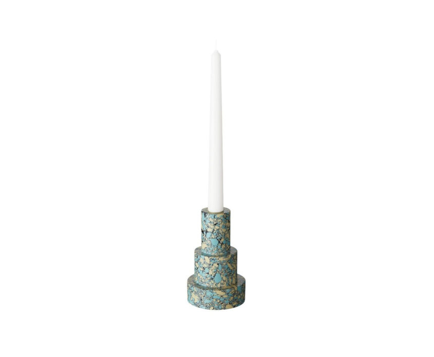 swirl stepped candle 3