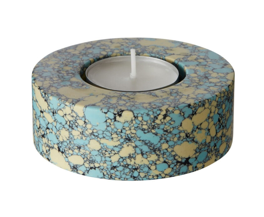 swirl stepped candle 8