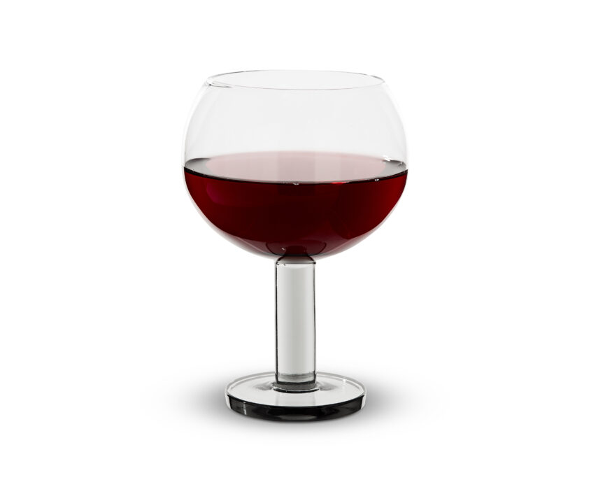 Puck Ballon Glass Angle Wine