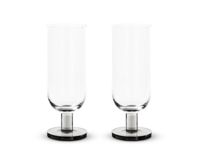 Puck Highball Glass Pair