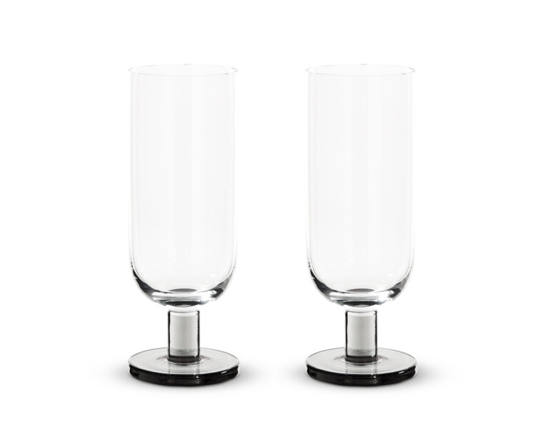 Puck Highball Glass Pair