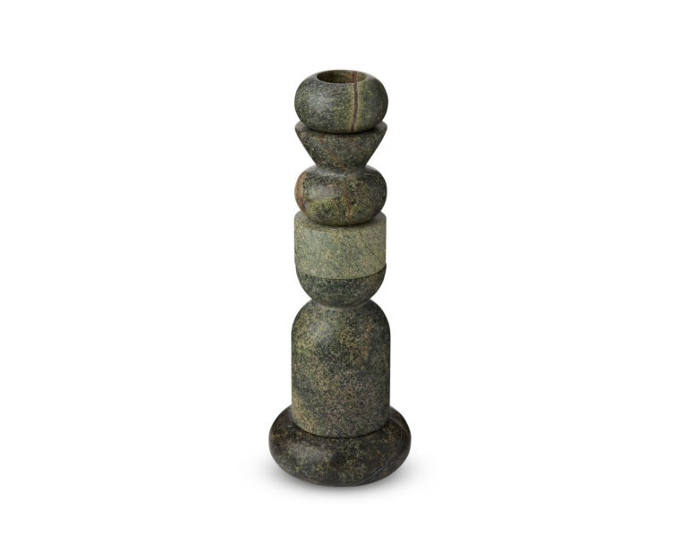 rock candle holder large 2